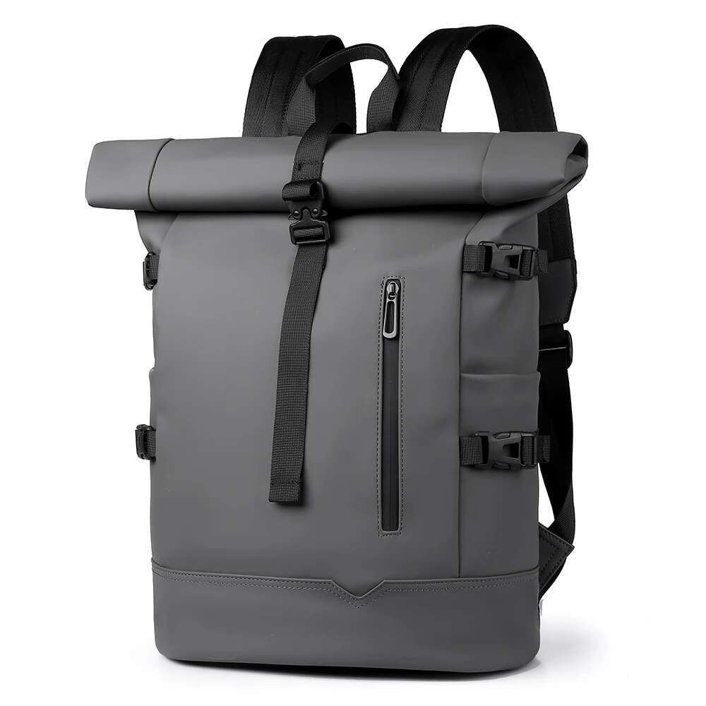 Waterproof Durable Outdoor Roll Top Fashion Casual Backpack For Hiking Travel Men Women Daily Commute