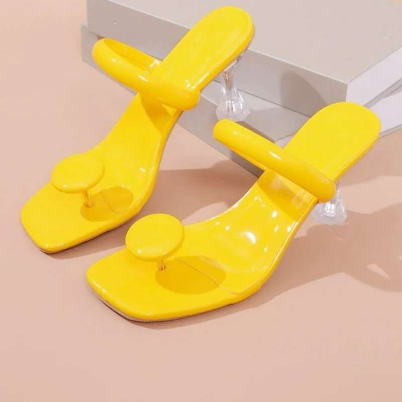 2024 New Summer Ankle Buckle Strap Platform Slippers High Heels Sandals Women Party Shoes Sandalias Mujer Slides