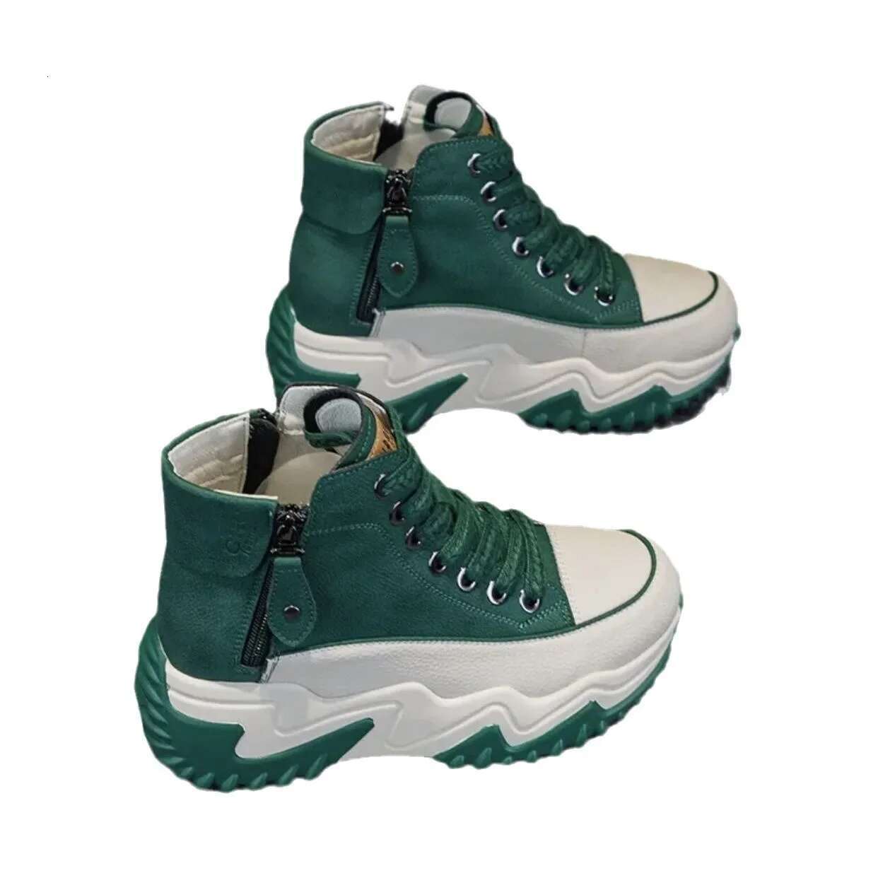 Designer Shoes 2025 New Women's Sports Shoes Fashion High Top Trendy Women's Boots Platform Casual Outdoor Running Shoes Women's Tenis 