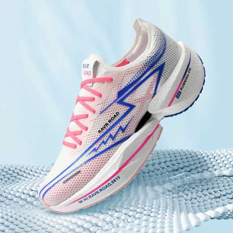 Mens Sneakers Carbon Plate Cushioning Sports Running Shoes Light Anti-slip Unisex Tennis Shoes Professional Training ShoesC250325