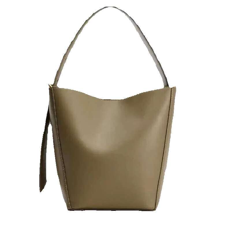 Fashion Retro Bucket High Quality PU Leather Tote Women Handbag Casual Shoulder Bag Shopping Crossbody Female Purse