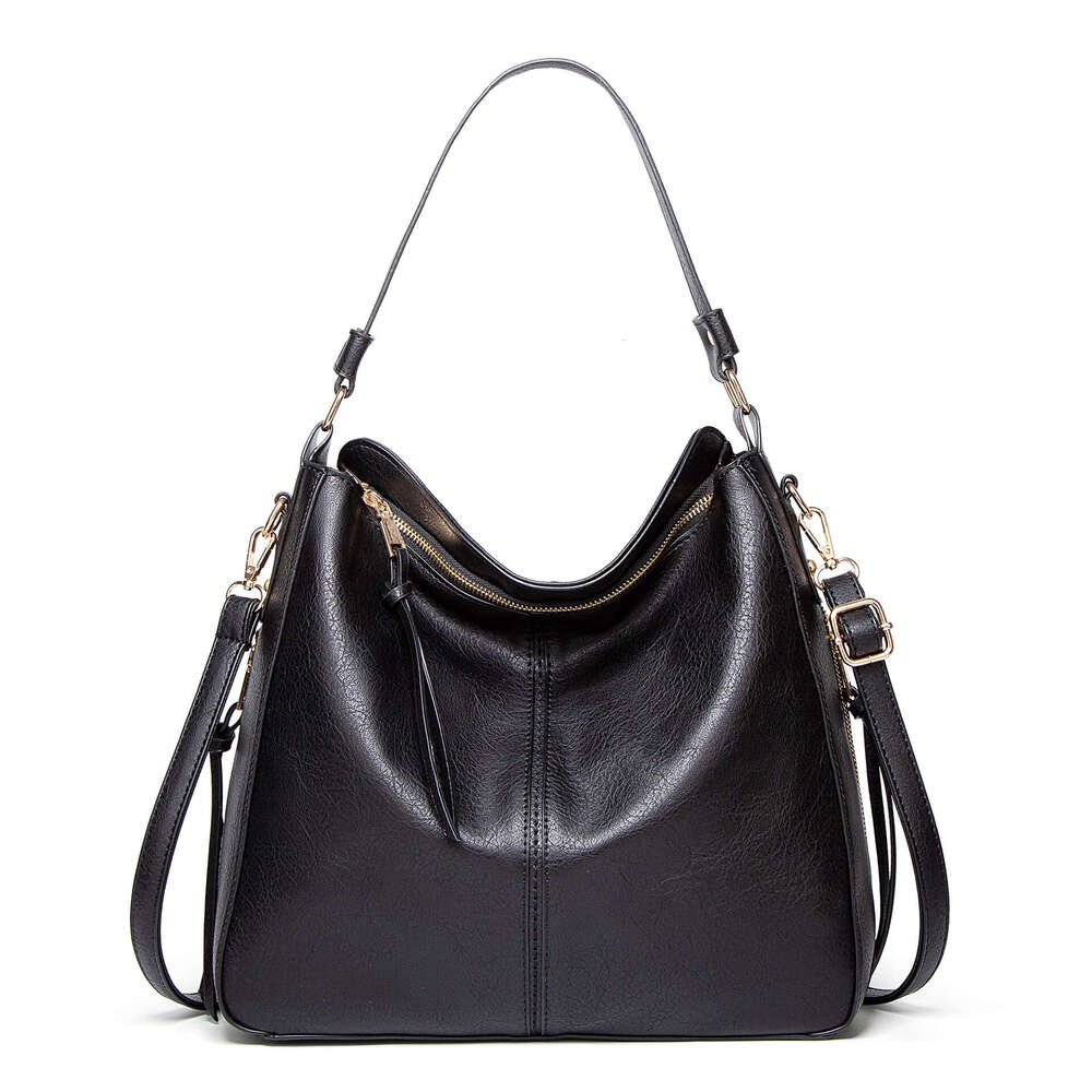 65 Bags Shiling Autumn New Handbag, Single Shoulder Crossbody PU Women's Tote Bag, Large Capacity Bag