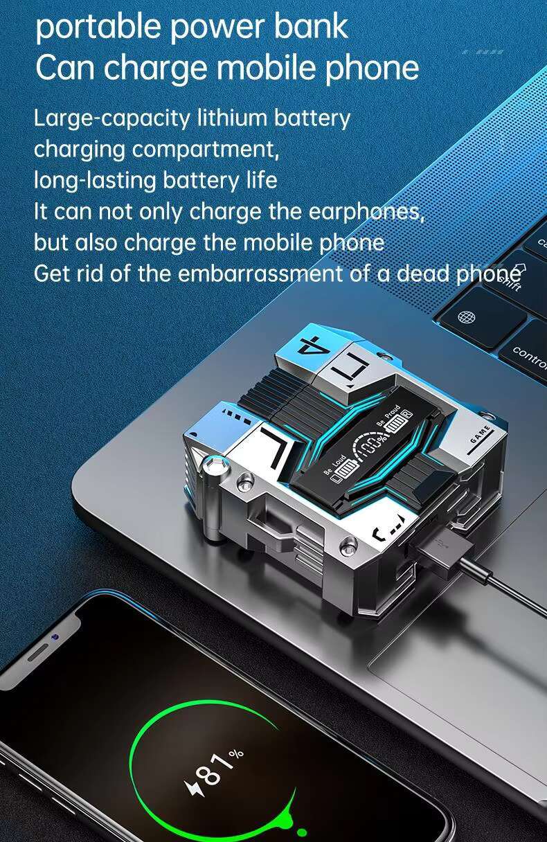 M45 wireless Bluetooth TWS gaming low latency in ear noise cancelg touch controlled earphones