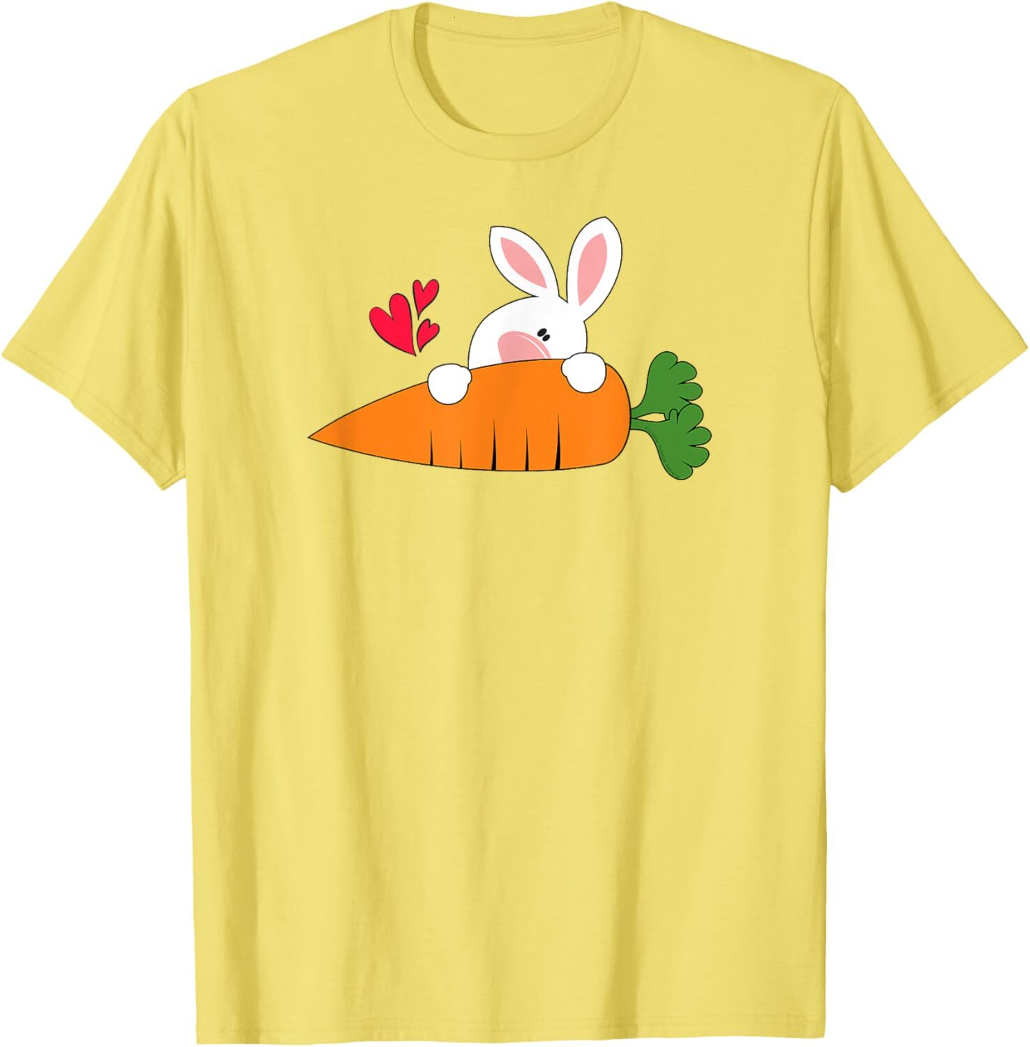 T shirt for Mens Happy Bunny Rabbit with Giant Carrot Easter Graphic Tee Casual Tops Clothes Short sleeve cool