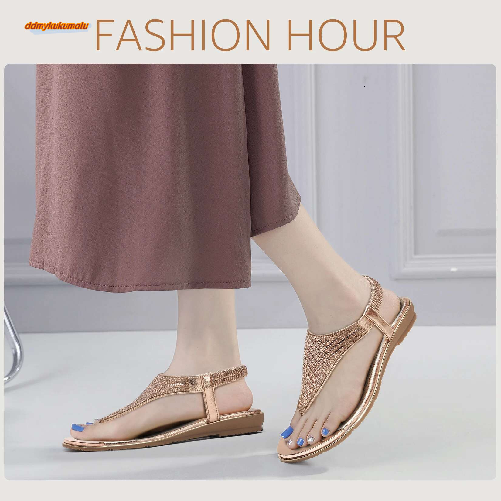 Womens Arch Support Sgback Sandals Summer Beach Shoes for Women ddmykukumalu