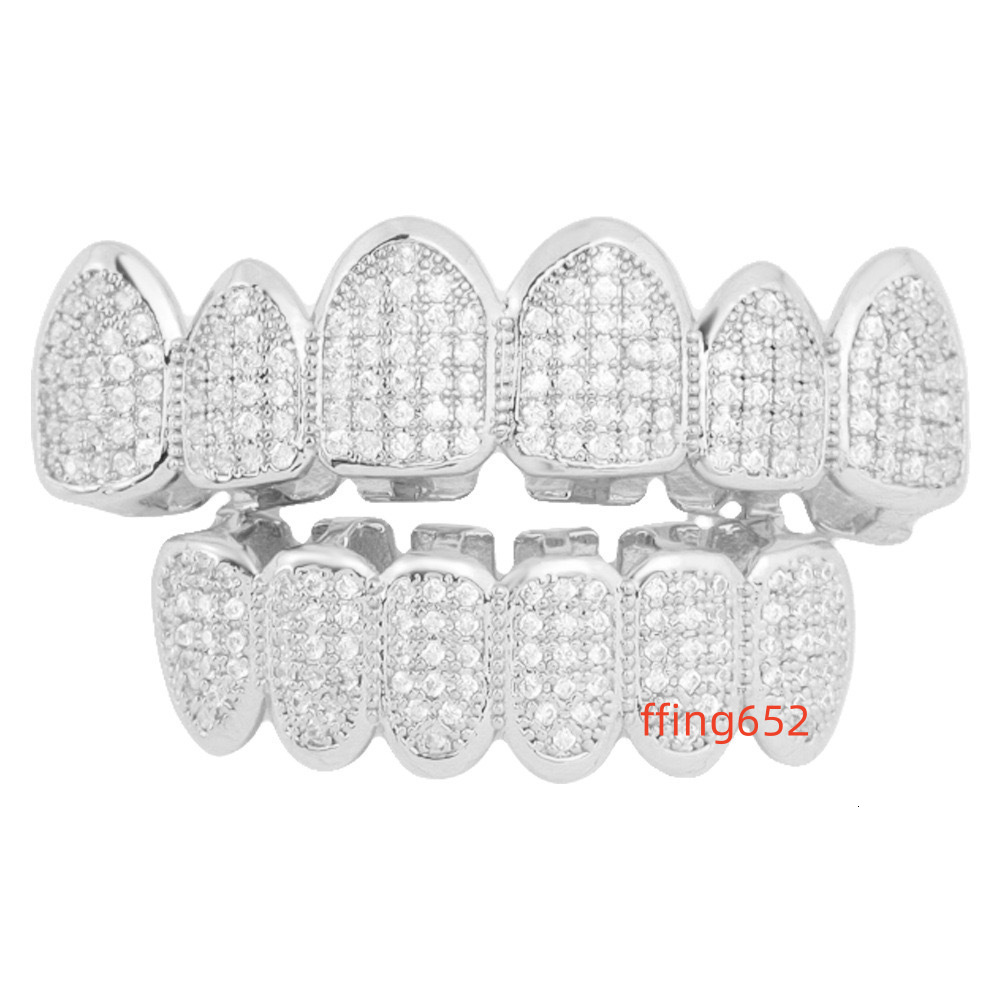 Custom Hip Hop Teeth Grillz VVS Moissanite Diamond Tooth Jewelry 10K 14K 18K Gold Silver Iced Out Grillz Teeth
