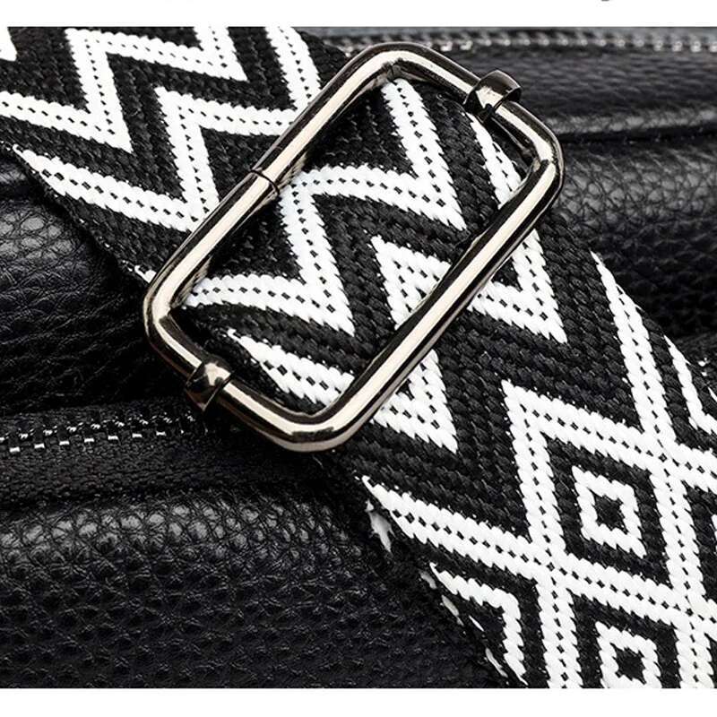 Women Crossbody Multi Space Fashion Design Sense Large Capacity PU Material Lightweight Single Shoulder Bag