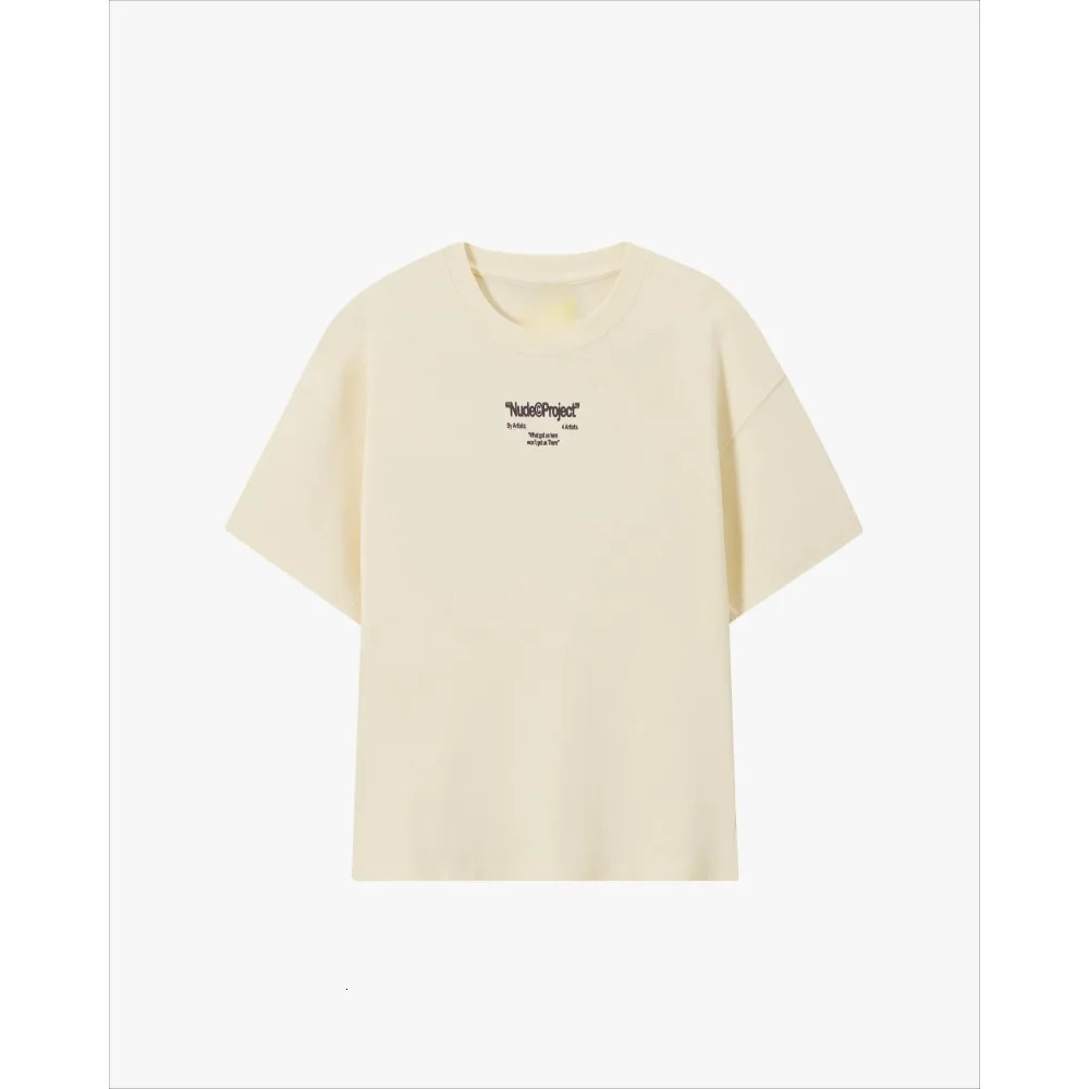 Womens N EW Summer orgasmic T-shirt 100% pure cotton measurement TEE MARSHMALLOW Y2K sports T-shirt mens T-shirt 250321