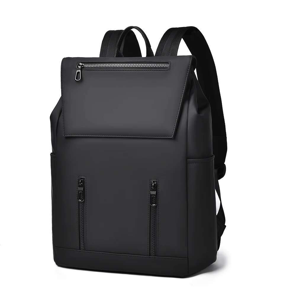 Olive Green Men's Utility Backpack With Multiple Zippers, Perfect For Commuting And Travel, Spacious & Durable