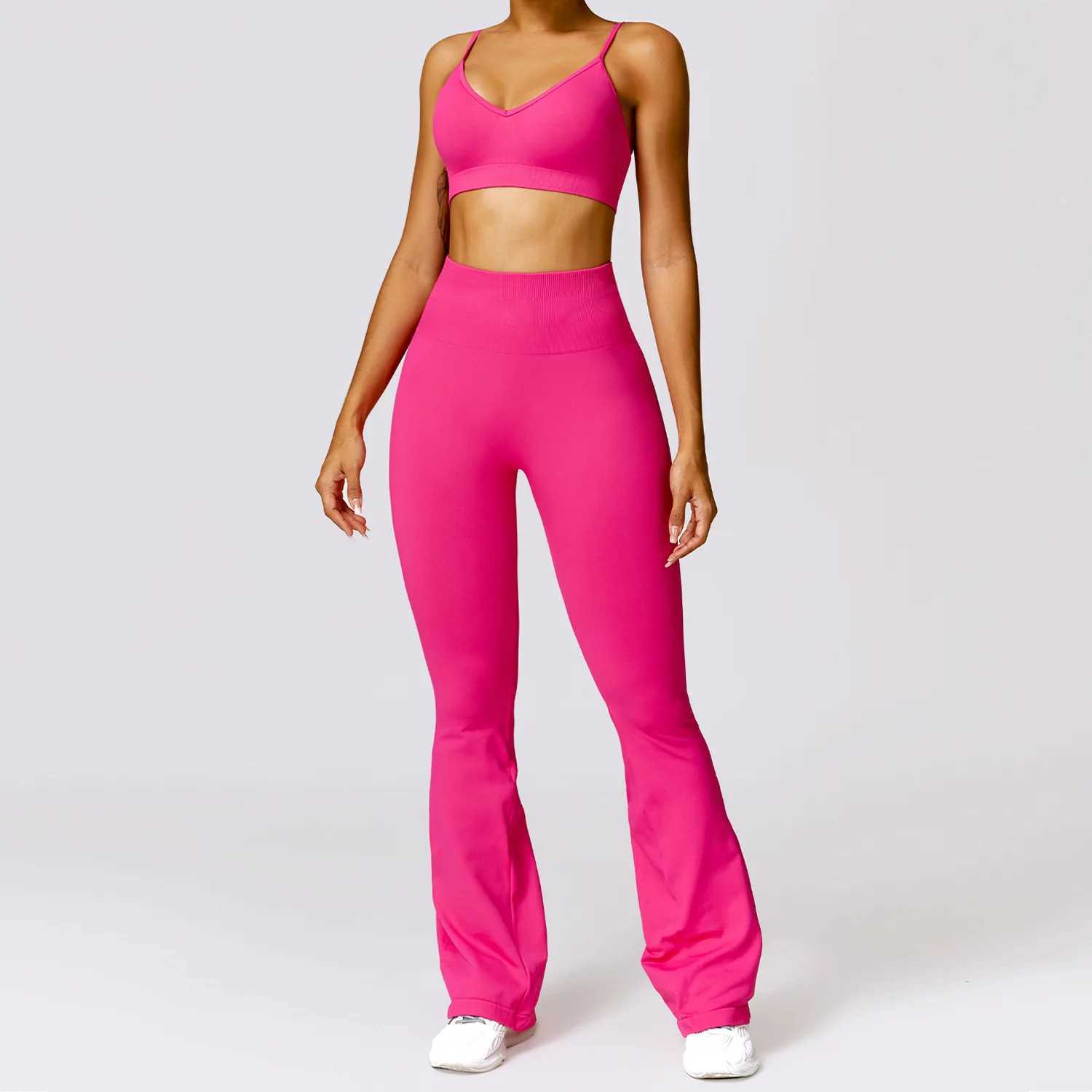 2PCS seamless yoga set gym clothing sports jacket yoga set womens fitness set track and field suit zipper long sleeved exercise leg W250326