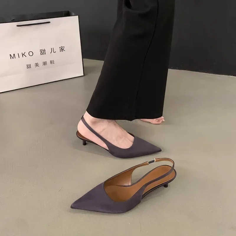 Wens Shoes 2024 High Quali Baotou Wens Sandals Fashion Slip on Dress Sandals Wen New Plus Size Solid H Wen Z250326