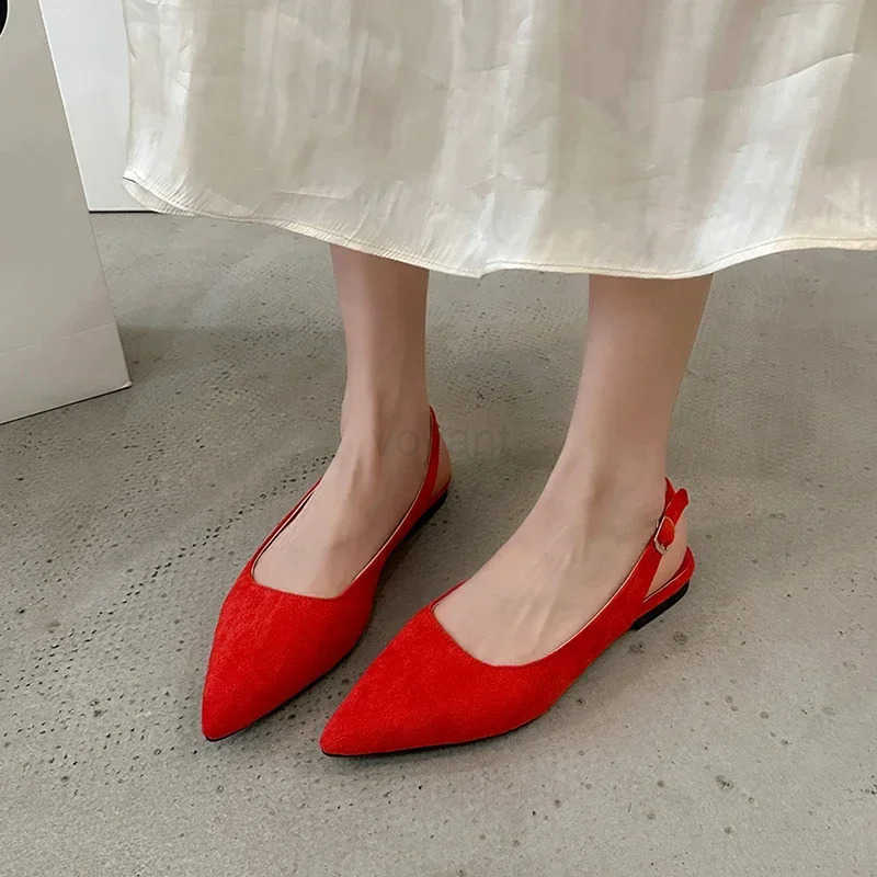 Wen Sandals 2024 New Slingbacks Wen High H Classics Fashion Sexy Dress Sandals Pointed Toe Solid Color Shoes Wen Z250326