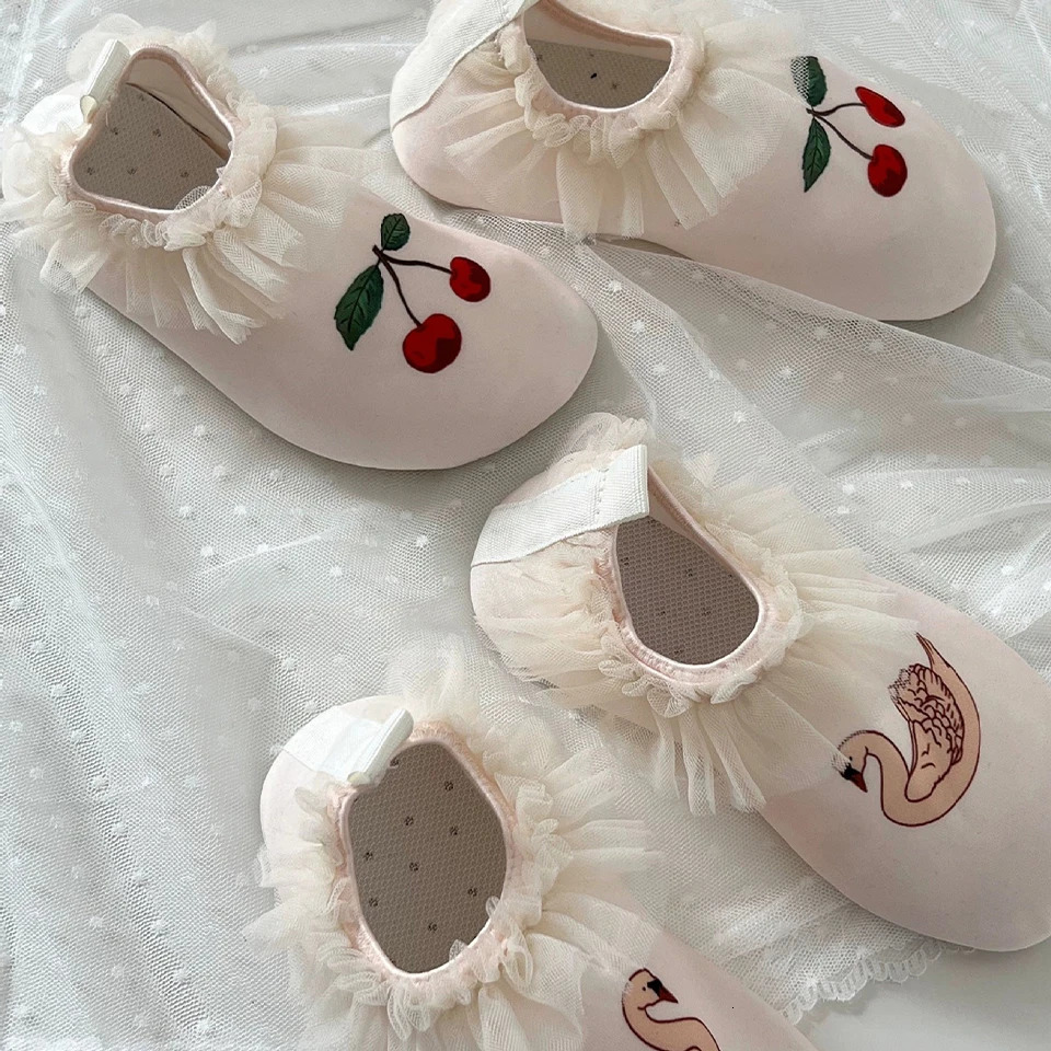 Baby Boy Girl Beach Shoes KS Children Print Water Sports Sneakers Swimming Aqua Barefoot Shoes Kids Indoor Outdoor Slippers 250326