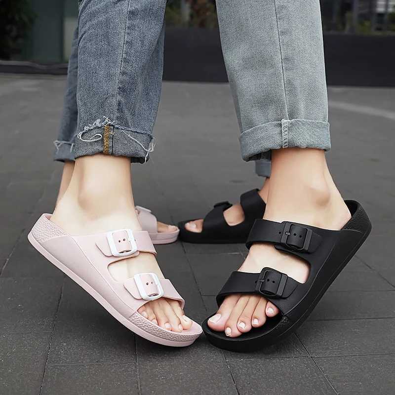 Brand womens slippers soft sandals womens beach casual shoes EVA slippers original mens flip cover 2023 summer mens sandalsXJ250326