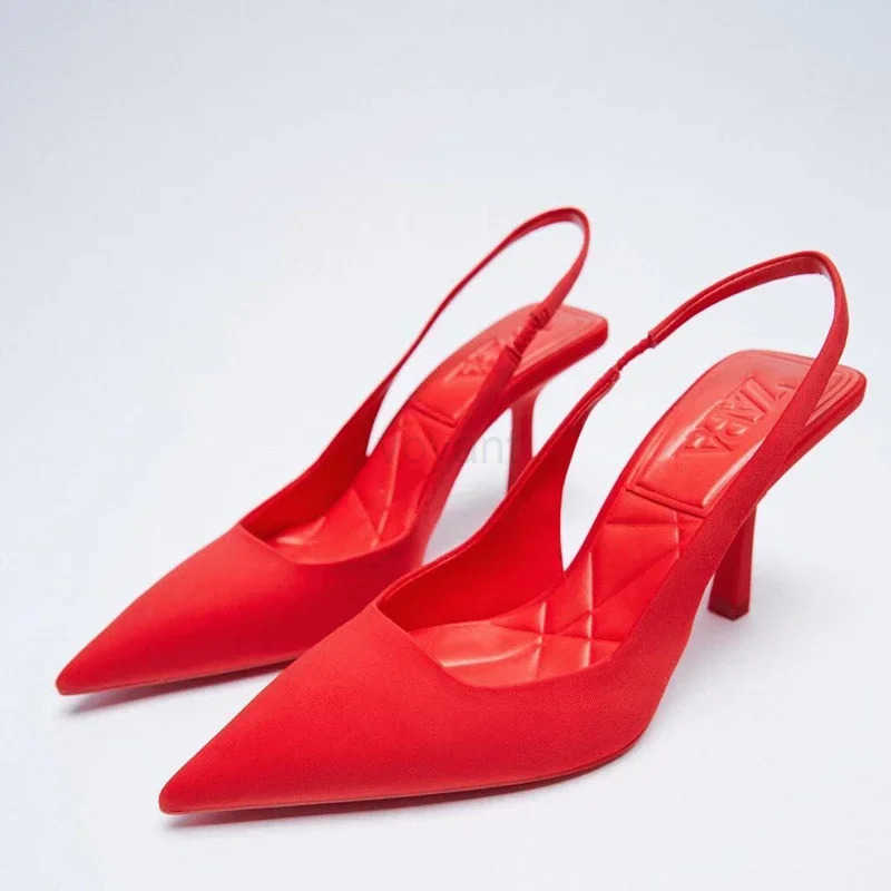 Ladies Shoes 2024 High Quali Slip on Wens Pumps Autumn Pointed Toe Solid Fashion Shallow Mouth High H Dress Pumps Wen Z250326