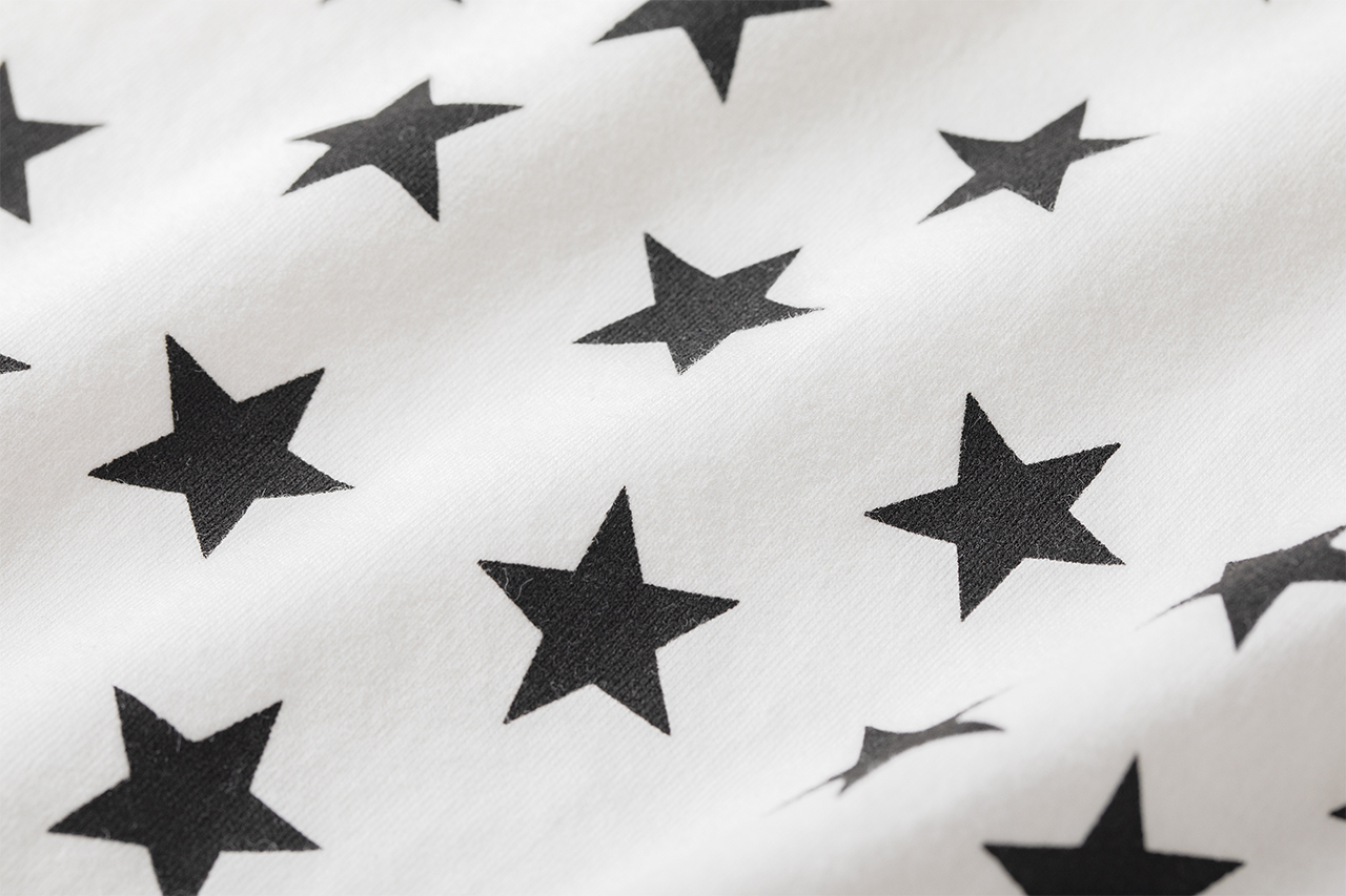 2025 Summer Back Letters Stars Print T-shirt Cotton White Women's Short Sleeve T-Shirt Fashion Streetwear Casual O-Neck Pullover Top