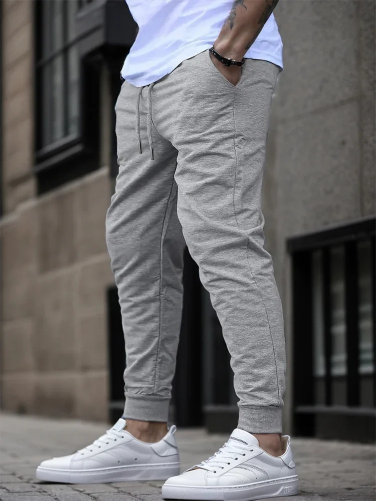 Mens pants for summer running fitness jogging sports menwomen fashionable and casual Trouser breathable exercise track field clothes 250326