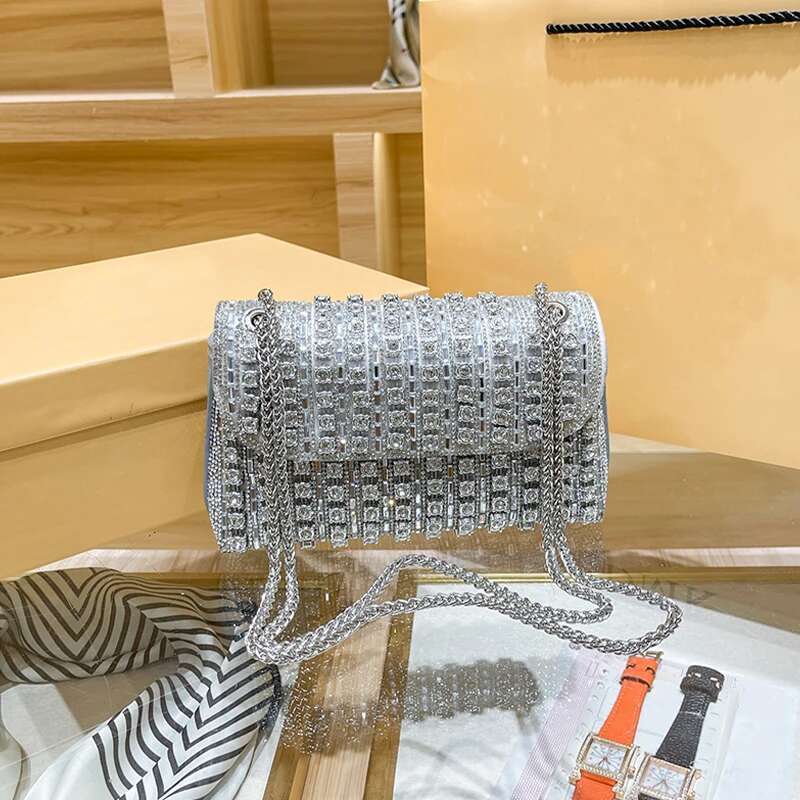 JIOMAY New Design Fashion Rhie Purse Designer Handbags Elegant And Versatile Purses For Women Evening Clutch Bag