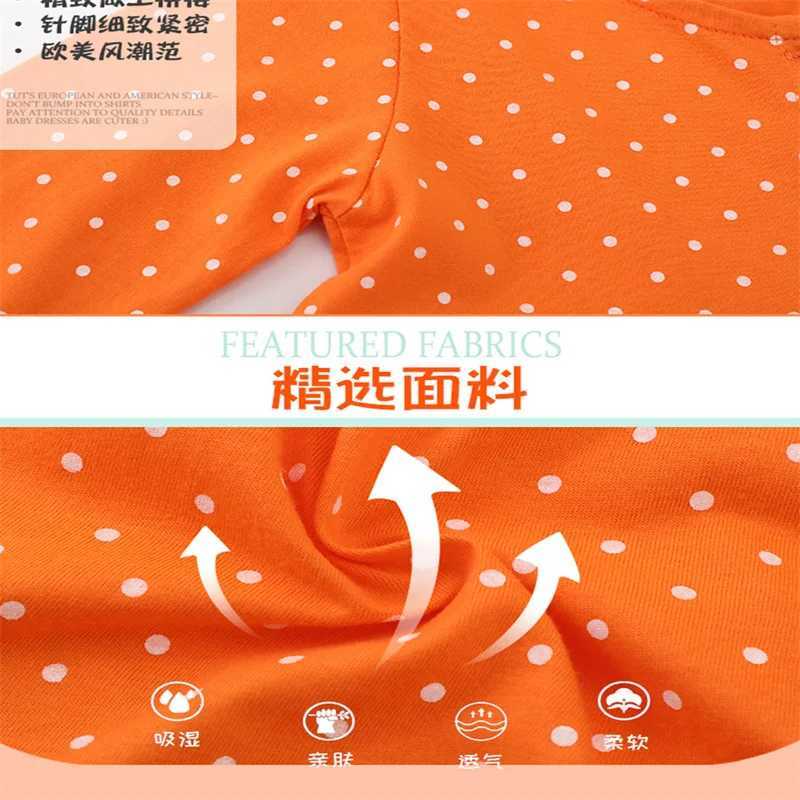 Flea Meter 2-7T Hedgehog Baby Long Sleeve Princess Girl Dress Animal Stickers Point Childrens School Clothing Cute Par W250326