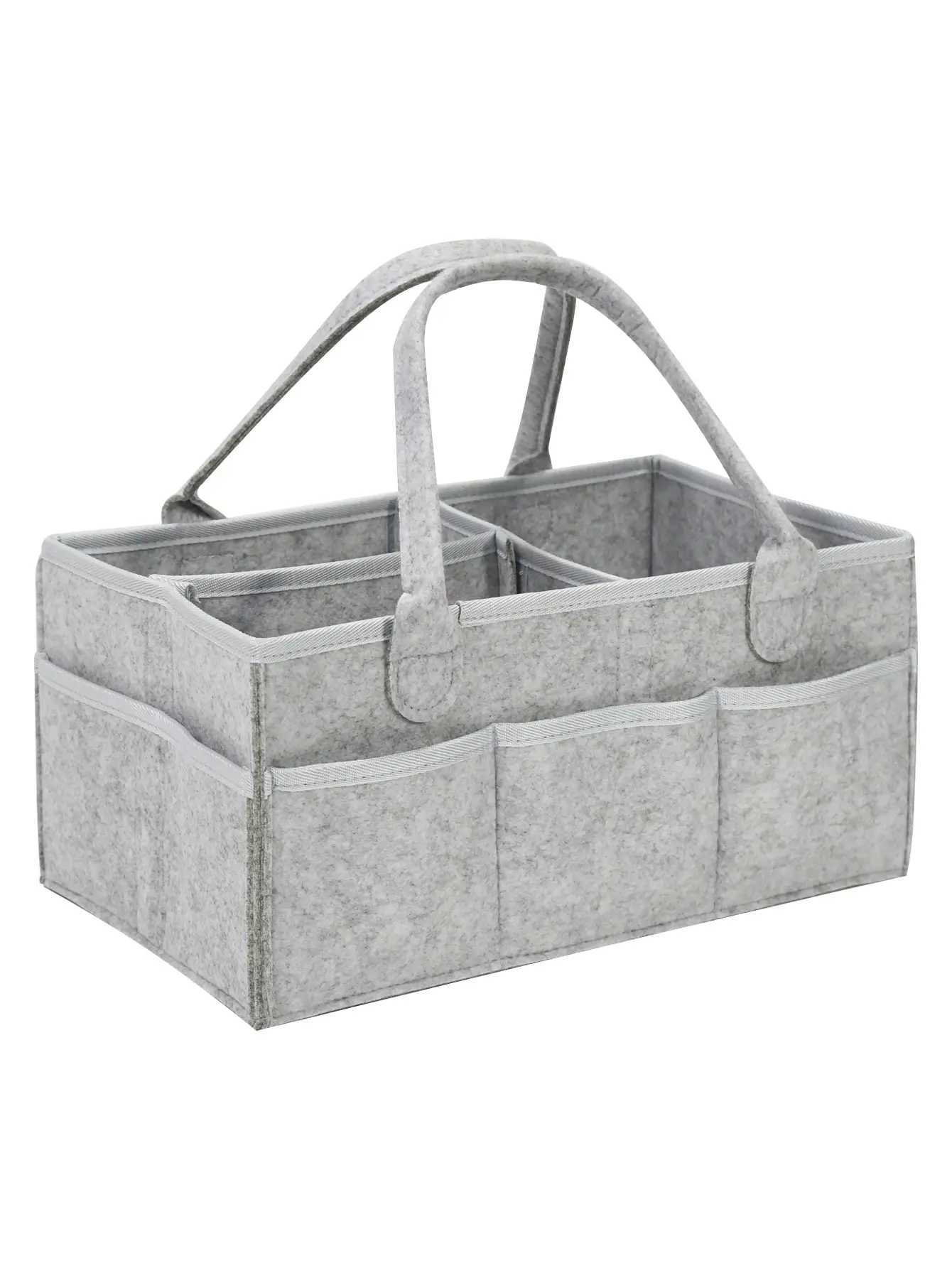 Baby Stroller Accessories Organizer Mommy Tote Bag Foldable Storage Baby Diaper Hanging Bags Thicken Portable Mom Tote BasketC250326