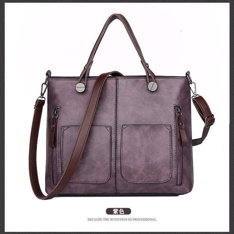 1c PU handbag classic versatile single shoulder crossbody large capacity women's bag