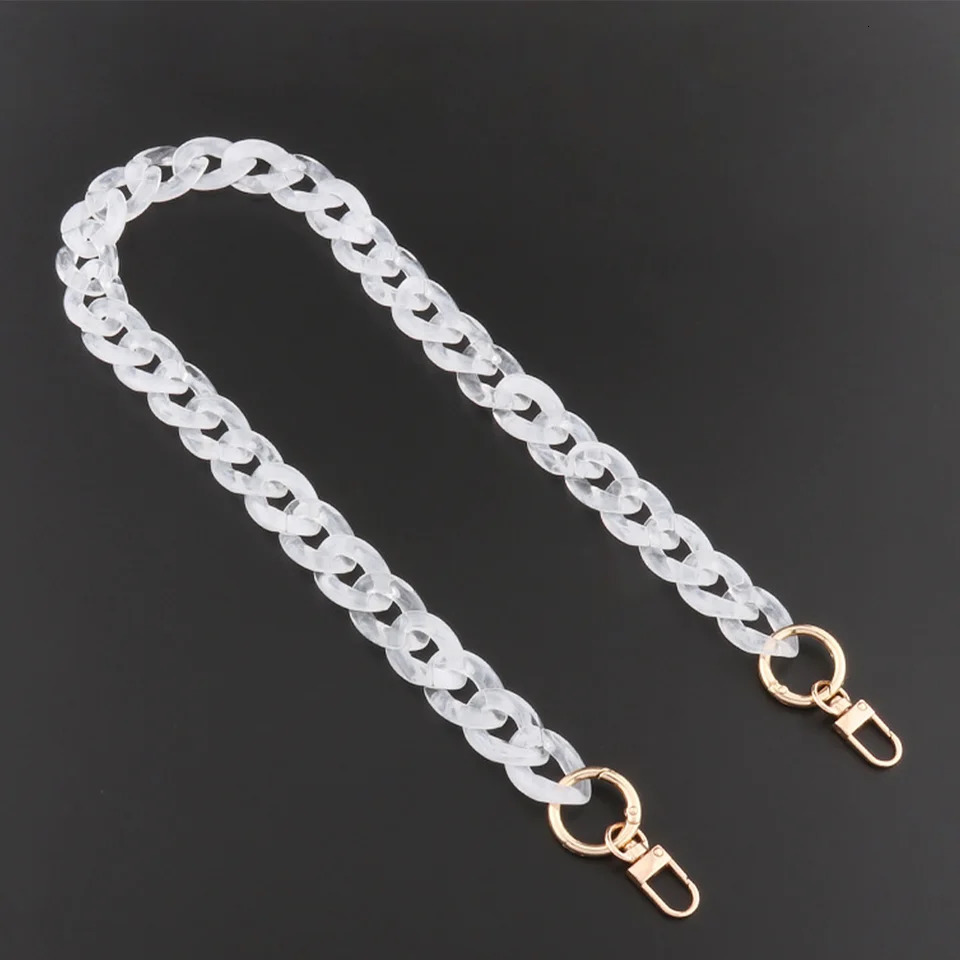 Bag Strap Chain Hand Colored Acrylic Chain Short Chain Bag Strap Handbag Chain Can Be Single Shoulder Crossbody Shoulder Strap 250324
