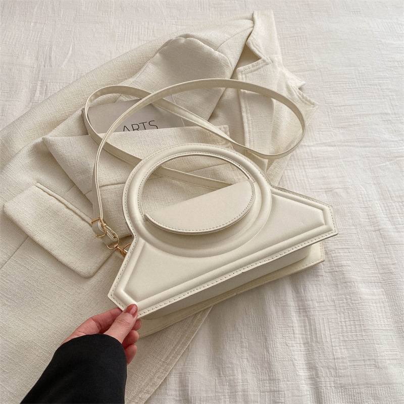 Hot selling personality fashion handbag new style solid color single shoulder crossbody bag foreign style small square bag female