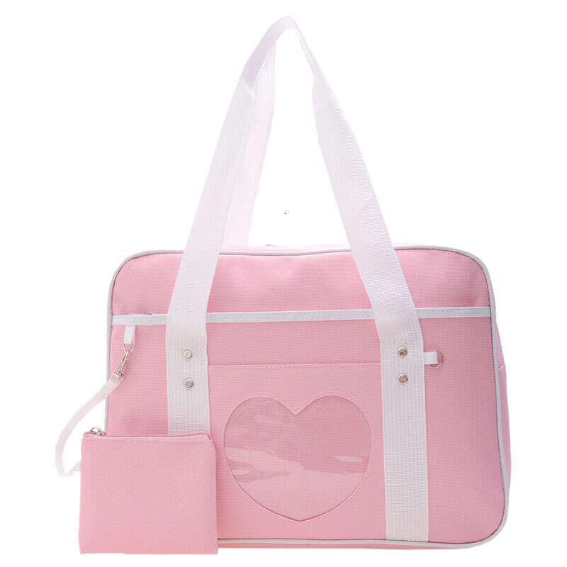 Portable schoolbag Japanese soft girl heart anime love JK uniform pain bag Macaron one shoulder diagonal