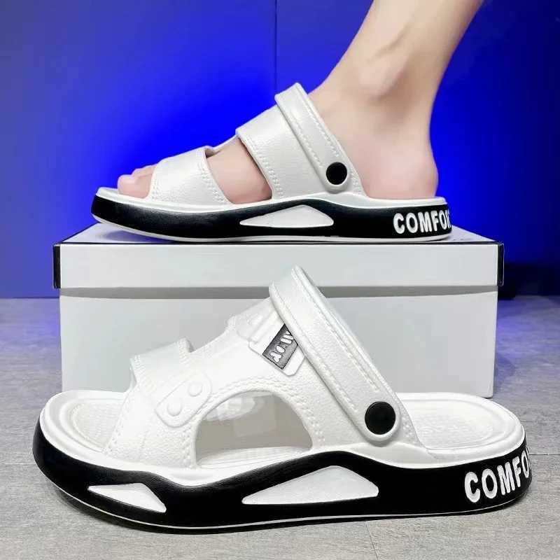 Mens slippers summer new EVA lightweight adult thick soled beach shoes N-Slip open toe outdoor sandalsXJ250326