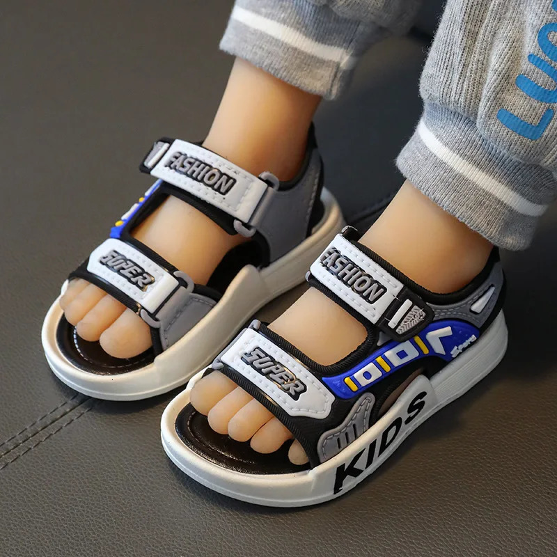 Breathable Sport Sandals Summer Sandals for Boys Casual Beach Shoe Comfortable Soft Sole Kids Shoes Fashion Non-slip Sandalias 250326