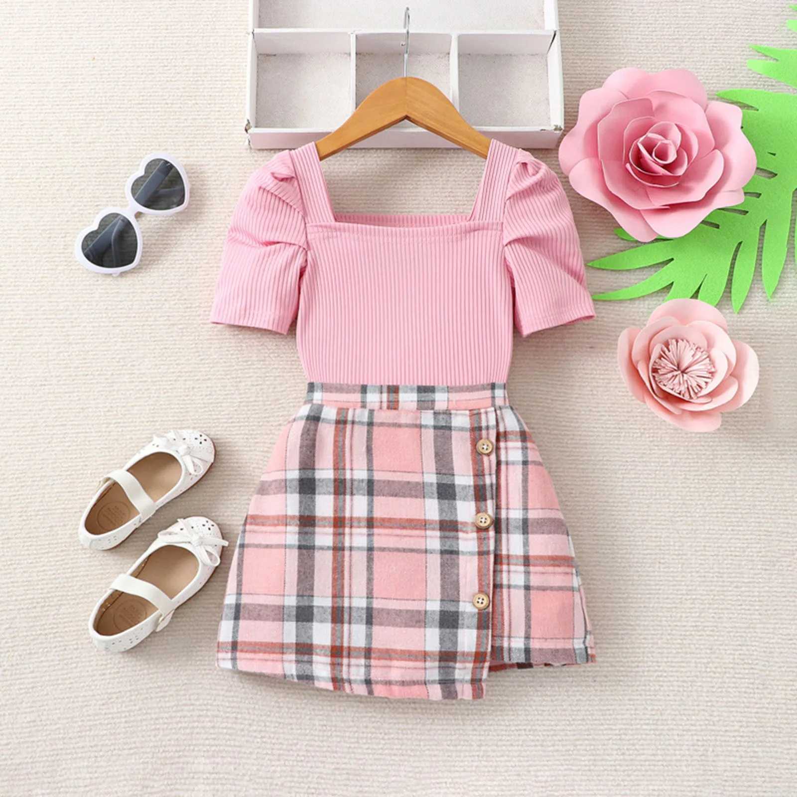 Baby Clothing Baby Girls Children Girls Summer Solid Color T-shirt Top Smooth Skiing Childrens Clothing Legs 14 16 W250326