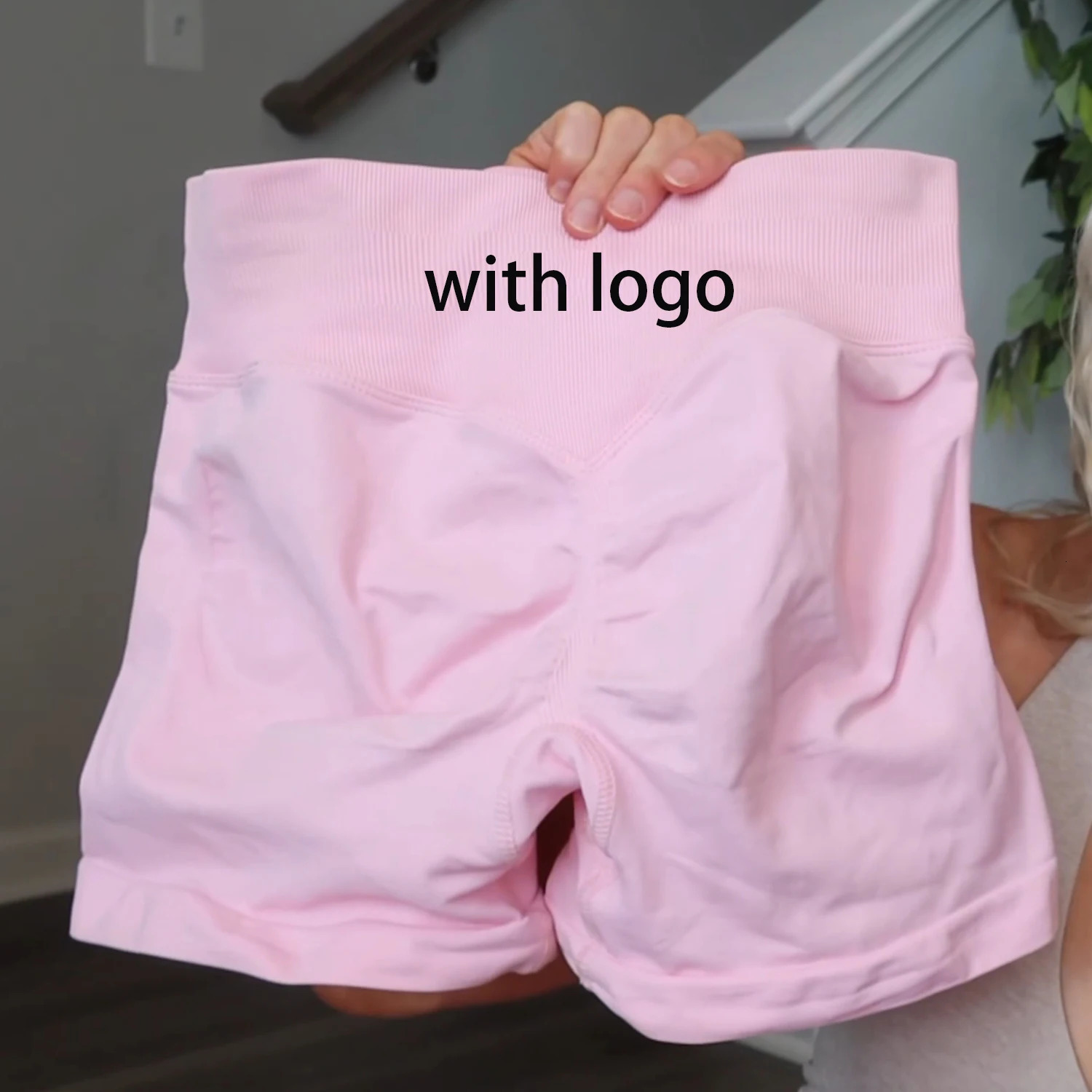 Impact Shorts 45 With Gym Short Fitness Sports Low Ribbed Band Workout Scrunch Butt Yoga Booty Running Pants 250326