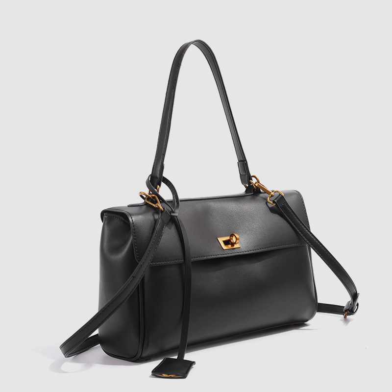 French texture soft Tote bag women simple large capacity armpit shoulder bag commuter crossbody bag 2025