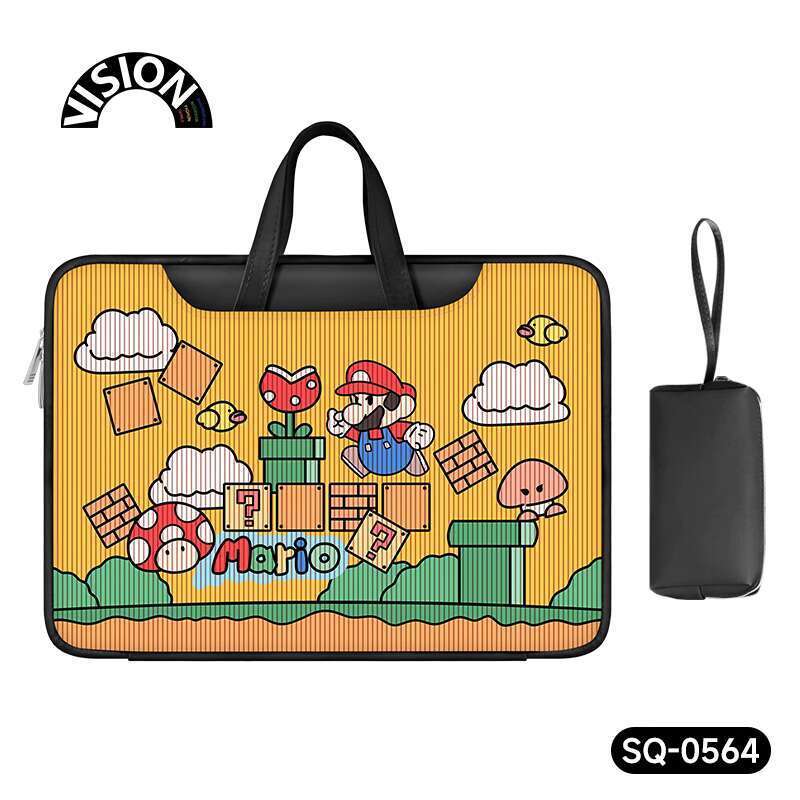 Laptop bag women's bag Super Mario laptop handheld suitable for Apple Book 15.6-inch women's computer professional protective cover