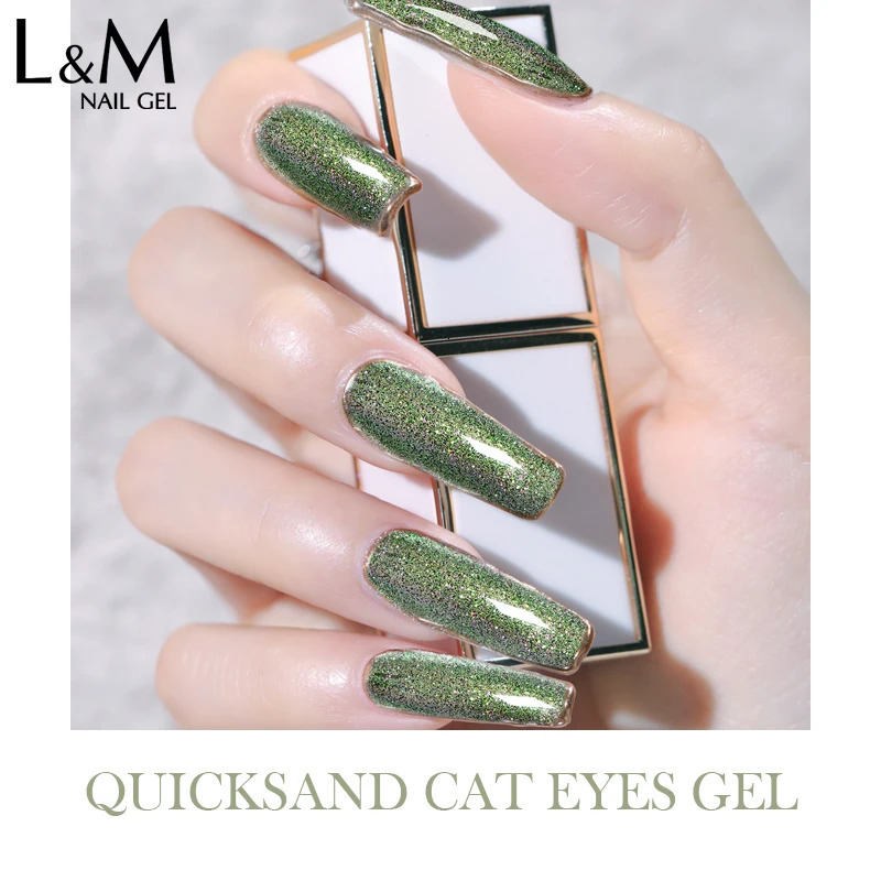 MOZA Moon Cat Eye nail Gel Varnish Semi Permanent Gel Nail Art Gel 8ML Glitter Effect Soak Off UV Gel for Nails n Gelak 250326