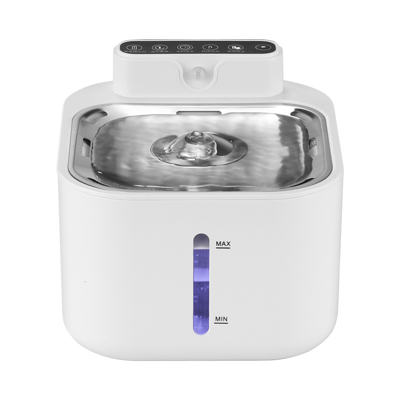 New wireless intelligent pet water dispenser with automatic circulation and flow filtration for cats and dogs