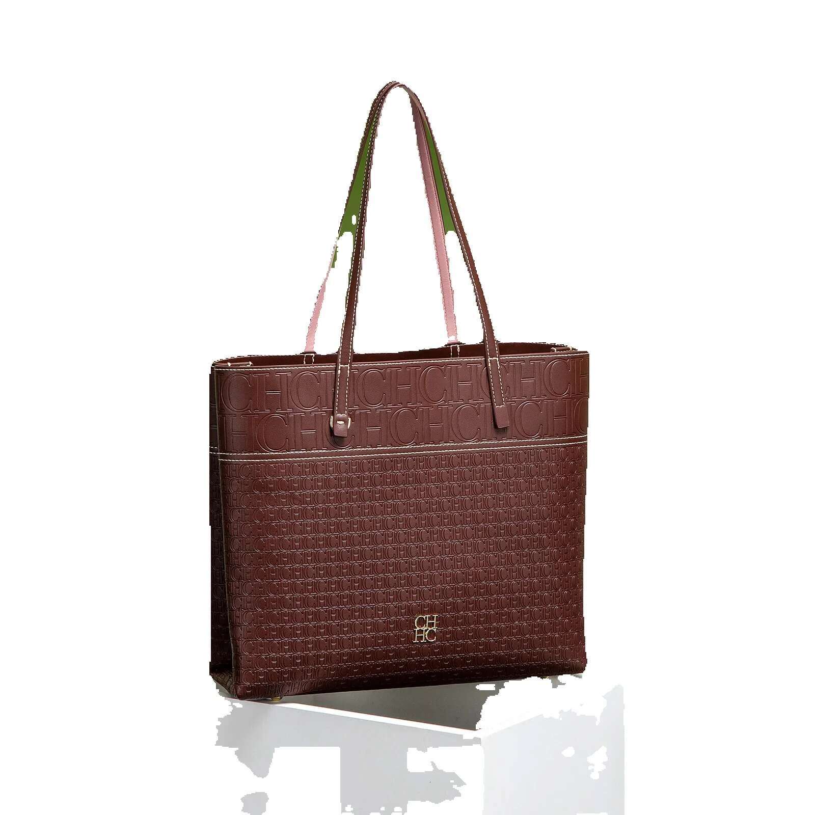 Fashionable Classic Retro Solid Color Bag Large Capacity PVC Material Women's New Single Shoulder Handbag