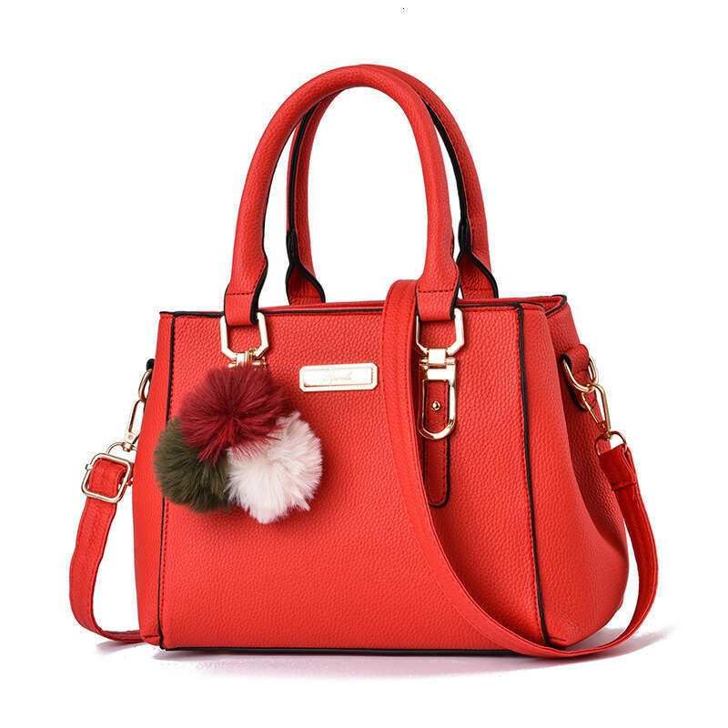 67 2024 new Korean version large capacity fashionable handbag, simple and practical, light luxury shoulder bag, crossbody bag
