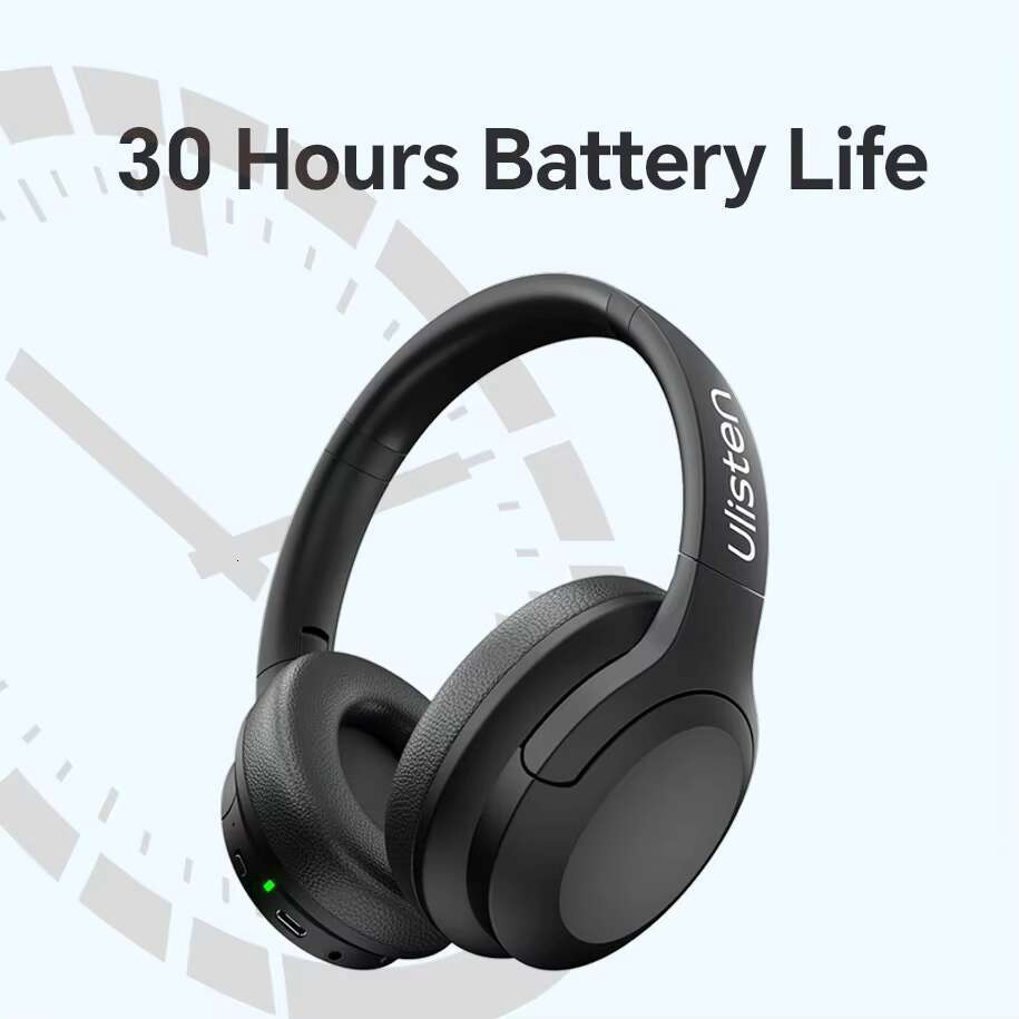 Brand Ulisten Standard CE ROHS Bass Audio BT Eartips Active Noise Reduction Wireless Earphones with Microphone