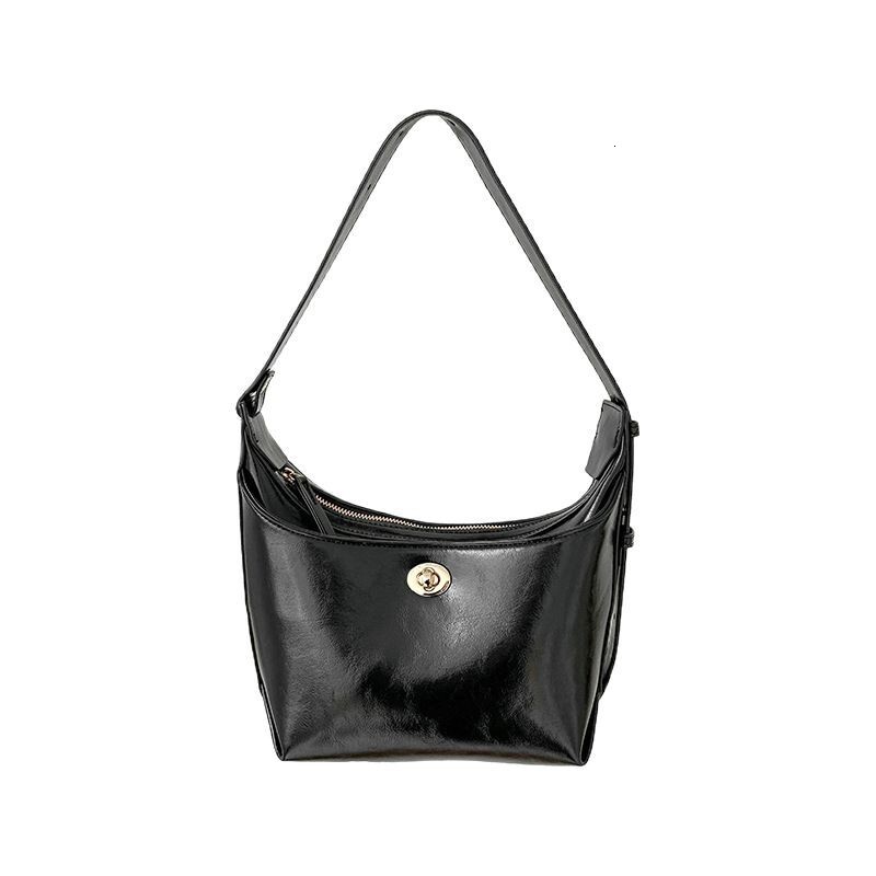 Korean Version Of Urban Simple Style Niche Design Underarm Shoulder Bag Advanced Sense Of High Appearance Level Large Capacity Portable Bucket Bag Des