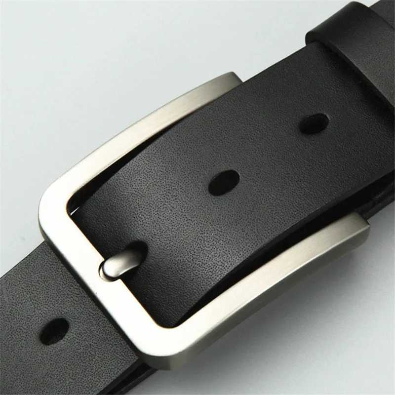 Mens PU leather alloy square buckle business casual belt mens famous brand luxury design jeans black brown mens waist belt W250326