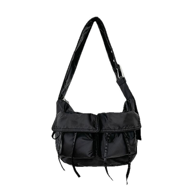 2025 New Tooling Wind Large Capacity Nylon Canvas Bag Korean Niche Design Casual All-in-one Shoulder Underarm Bag for Women