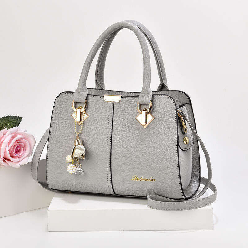 Western style hand-held mother bag, ladies' high-end feeling, 2025 trendy and versatile, single shoulder crossbody fashion, large capacity