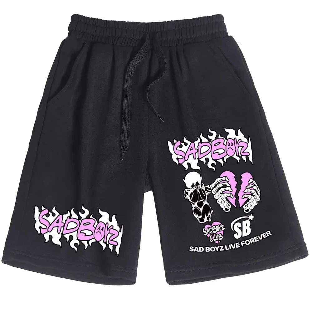 2024 Sad Boy Junior H Mens Fashion Shorts Summer Sport and Womens 250322