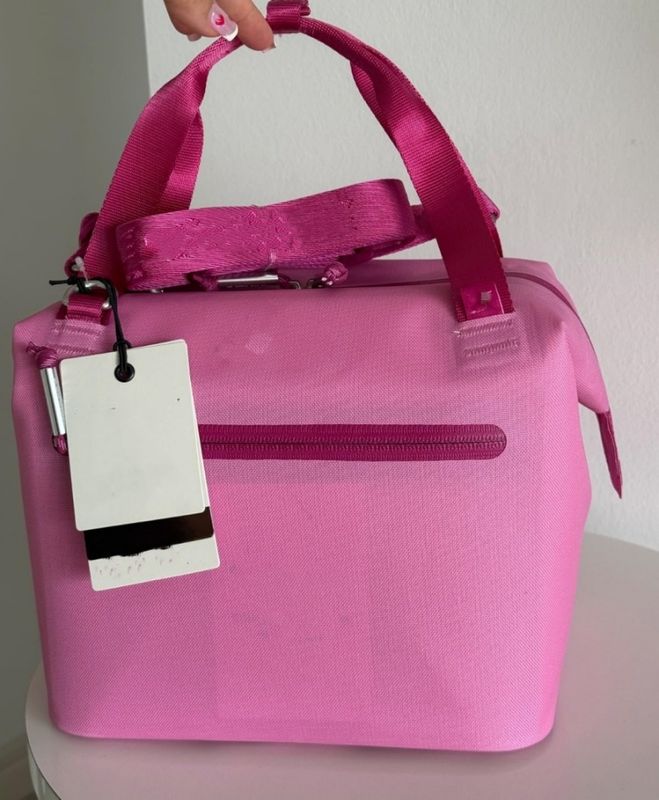 All Day Julienne Mini Soft Cooler Lunch Bag Box 10-Can Recycled Polyester Cooler 12-Hour Cooling Travel Cooler Bags 0324