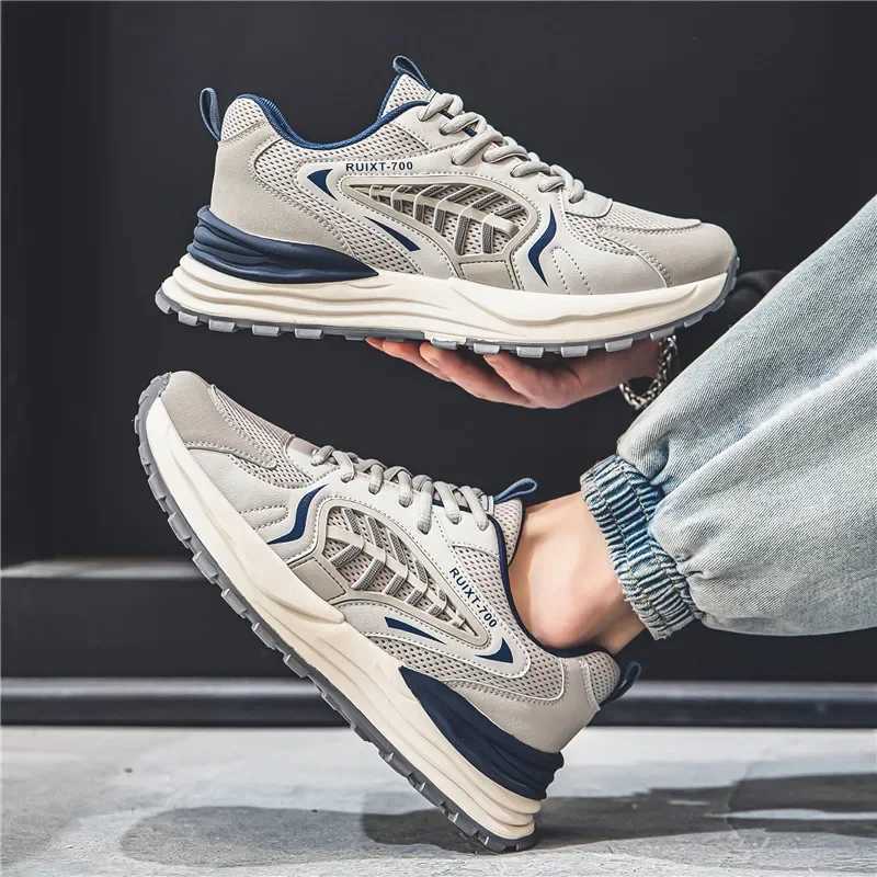 Breathable Men Running Shoes Jogging Casual Sports Shoes Anti Slip Cushioning Road Walking Sneakers Lifestyle Athletic ShoesC250325