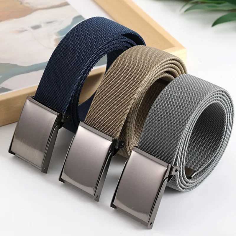 Mens and womens elastic fabric straps knitted breathable canvas straps fashionable straps womens luxury designer brands W250326