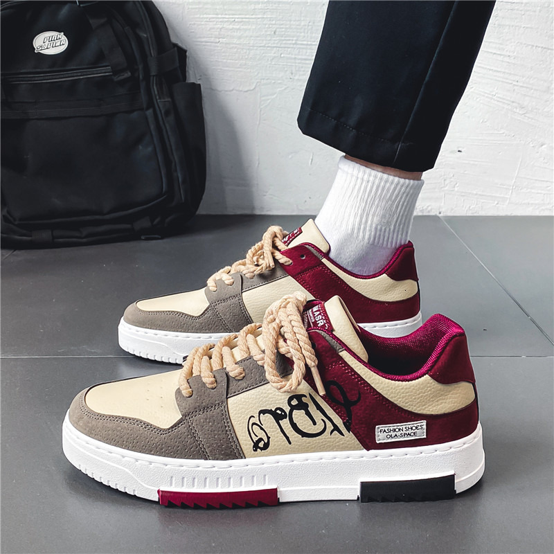 2025S New Trend Designer Spring New Sports And Casual Board Low Top Breathable Shoes Men S Unique Design Trendy Shoes