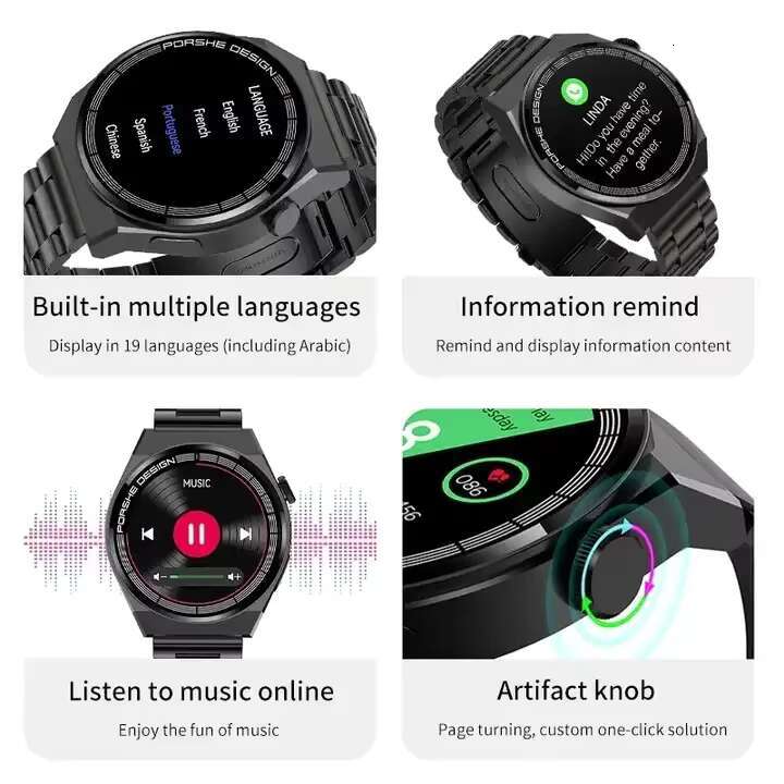 New LIGE IP68 HD Screen for Men Smart Watch Bluetooth Calg Smartwatch Fashion Business Clock Sports Wristwatches