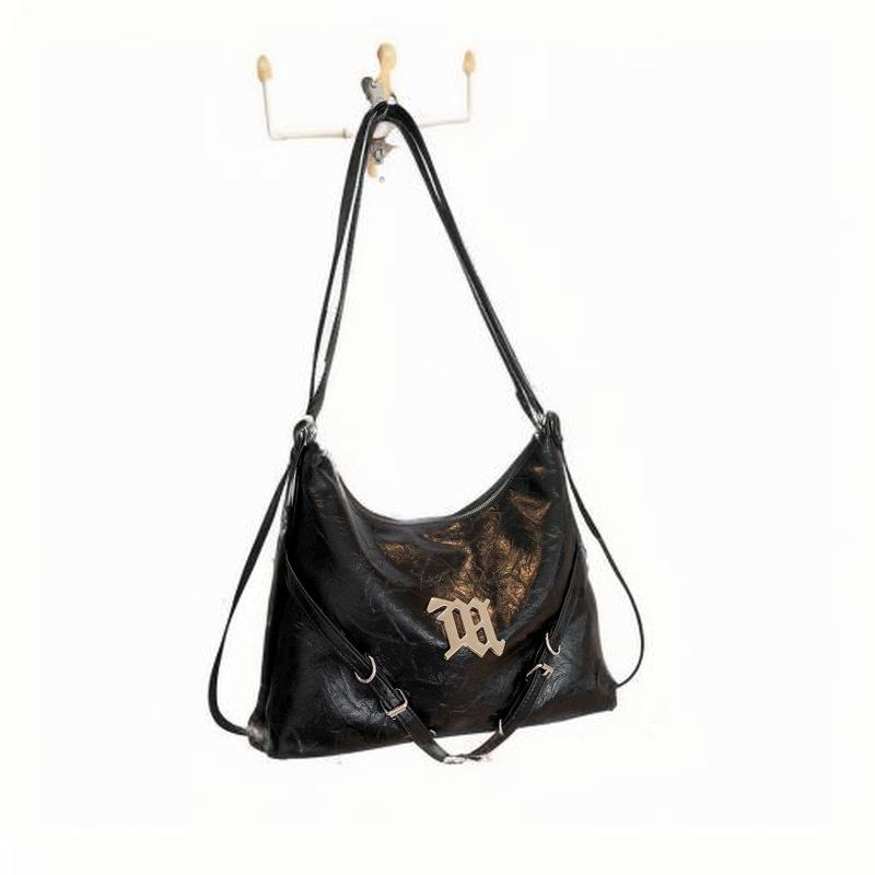 free shipping Women's fashion pleated large capacity bag women's commuter trend backpack 2025